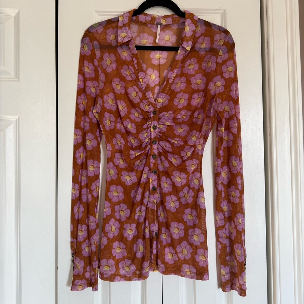 Free People Sheer Top